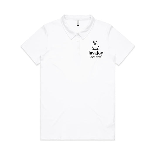 Women’s Java Joy Wo’s Amy Polo Shirt – Dark Logo