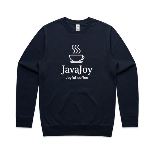 Men’s Java Joy Stencil Crew – Light Logo