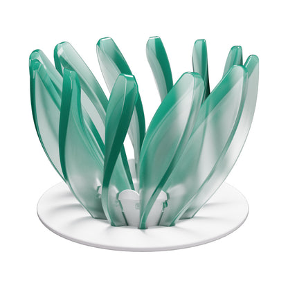 V60 Pour Over Coffee Dripper - Heat Resistant Brew Filter Cone - Green(White Base)