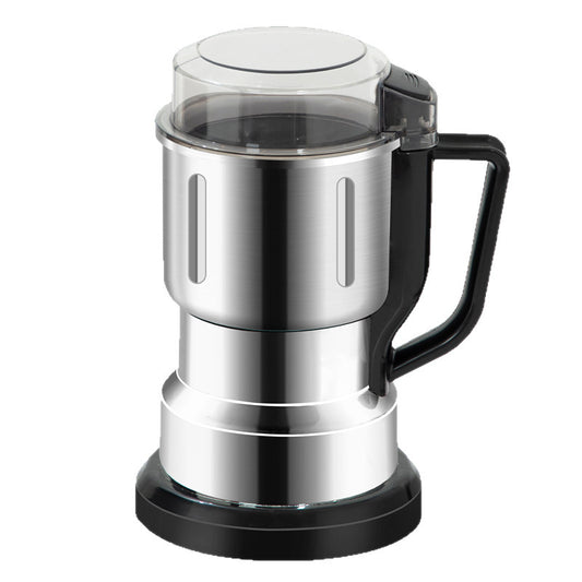 500g Large-Capacity Electric Grinder and Pulverizer with 5 Set Blades - Multi-Function 300W Kitchen Mill for Grains, Spices, Coffee Beans