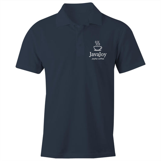 Men’s Java Joy S/S Polo Shirt – Light Logo